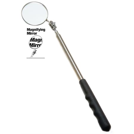 Ullman Devices Extra Long 2-1/4 in Diameter Magnifying Inspection Mirror HTC-2LM